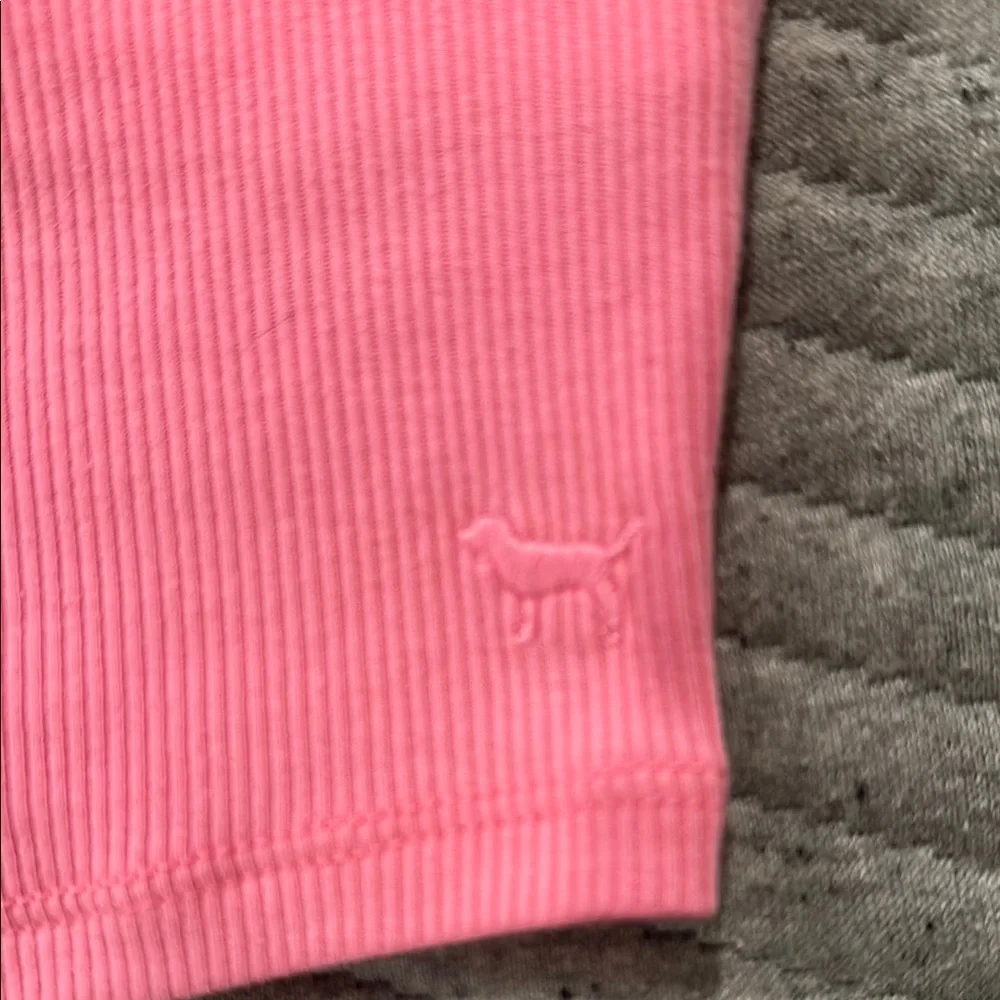 PINK One-Shoulder Ribbed Top - Picture 3 of 3